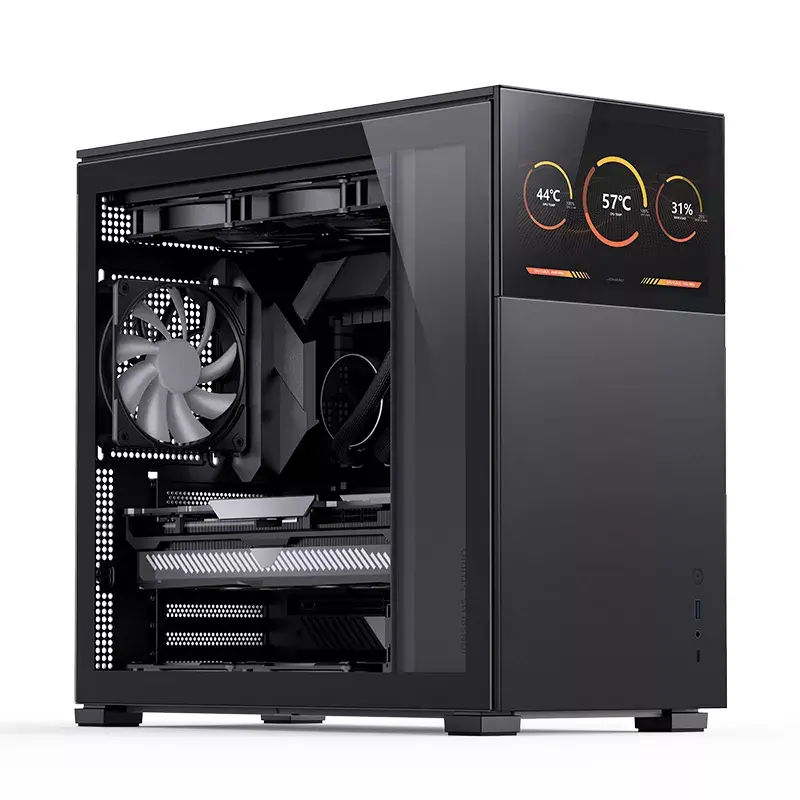 PC korpuss Jonsbo D41 STD Midi Tower melns