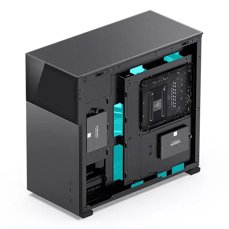 PC korpuss Jonsbo D41 STD Midi Tower melns