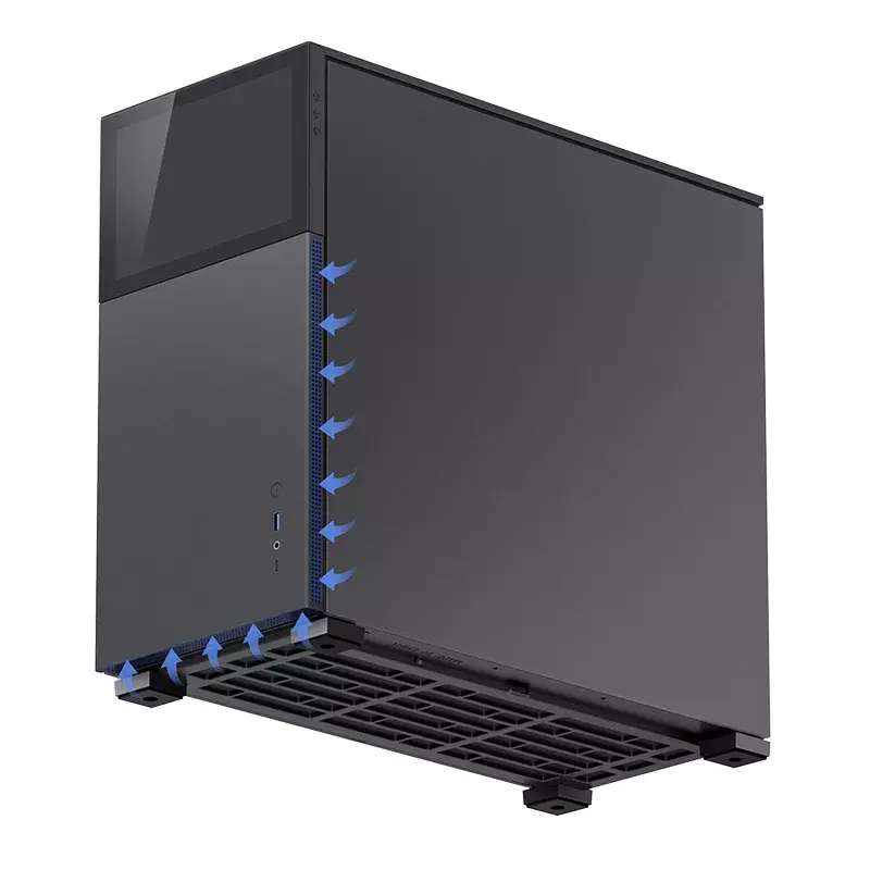 PC korpuss Jonsbo D41 STD Midi Tower melns