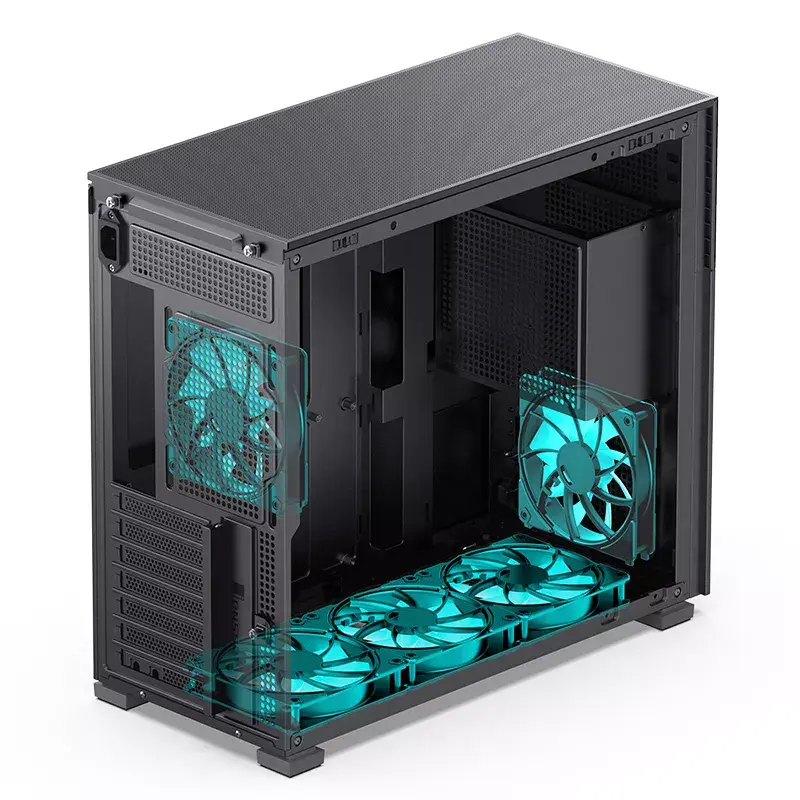 PC korpuss Jonsbo D41 STD Midi Tower melns