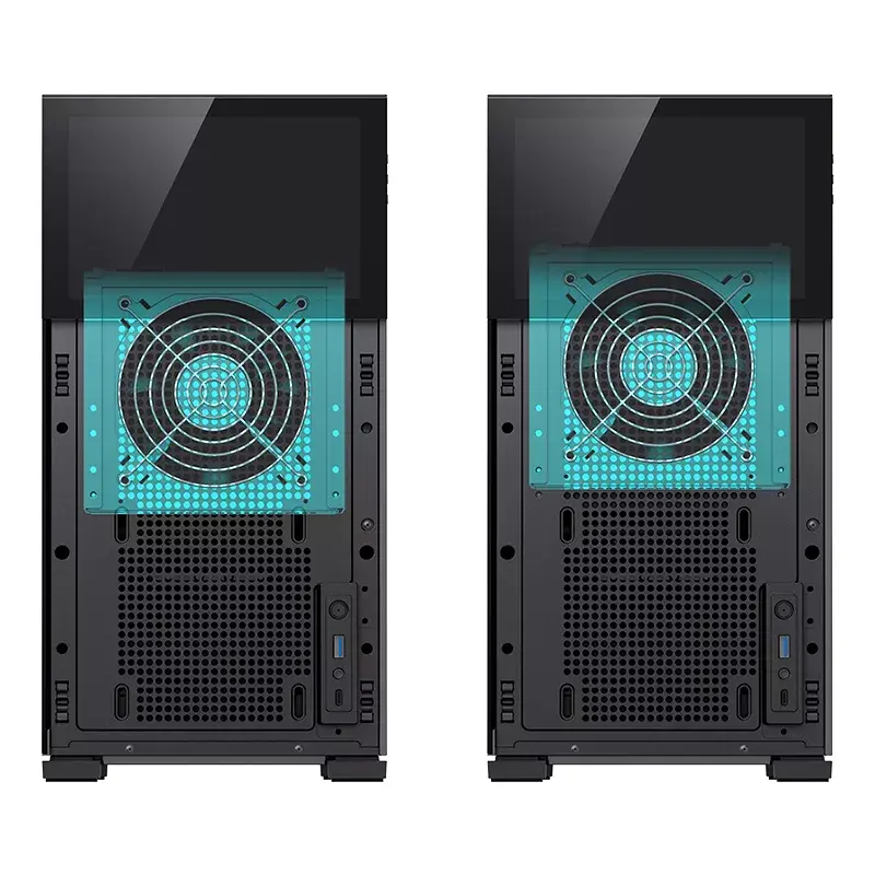 PC korpuss Jonsbo D41 STD Midi Tower melns