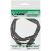InLine 3,5 mm ligzdas Y-kabelis, vīrišķais uz 2x 3,5 mm ligzda, sievišķais, stereo, 0,2 m