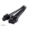 Adaptera kabelis Akasa AK-CBPW22-15 — 8-pin EPS uz 4-pin ATX, 15 cm