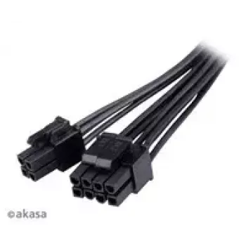 Adaptera kabelis Akasa AK-CBPW22-15 — 8-pin EPS uz 4-pin ATX, 15 cm