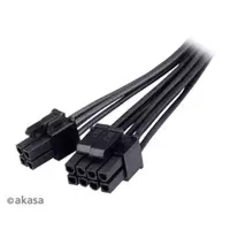 Adaptera kabelis Akasa AK-CBPW22-15 — 8-pin EPS uz 4-pin ATX, 15 cm