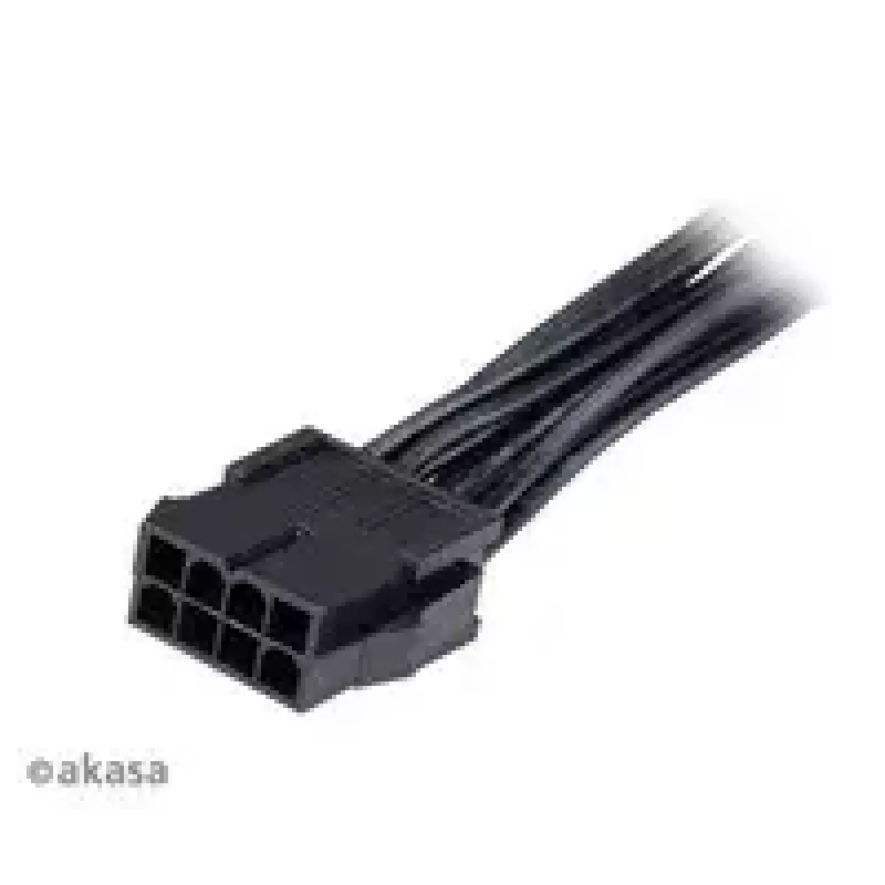 Adaptera kabelis Akasa AK-CBPW22-15 — 8-pin EPS uz 4-pin ATX, 15 cm