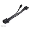 Adaptera kabelis Akasa AK-CBPW22-15 — 8-pin EPS uz 4-pin ATX, 15 cm