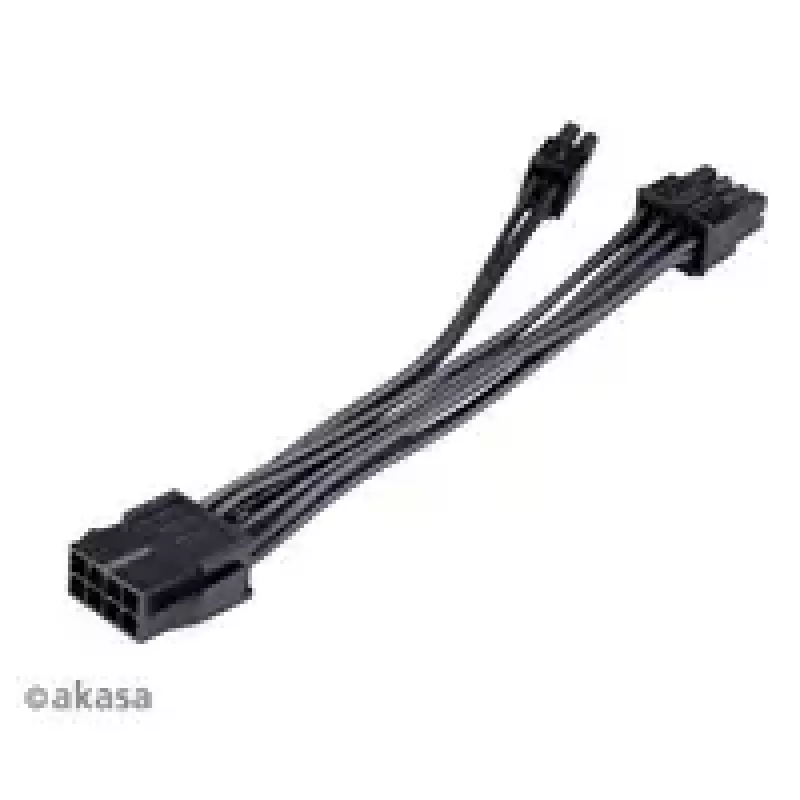 Adaptera kabelis Akasa AK-CBPW22-15 — 8-pin EPS uz 4-pin ATX, 15 cm