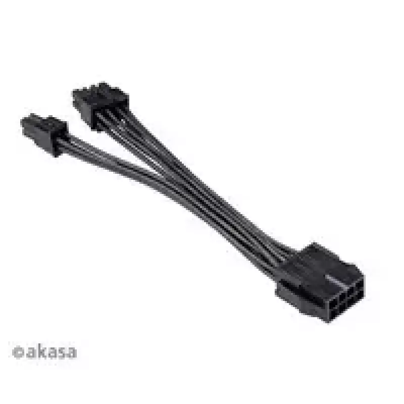 Adaptera kabelis Akasa AK-CBPW22-15 — 8-pin EPS uz 4-pin ATX, 15 cm
