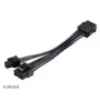 Adaptera kabelis Akasa AK-CBPW22-15 — 8-pin EPS uz 4-pin ATX, 15 cm