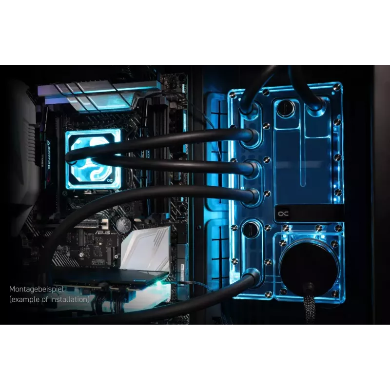 Sūknis un rezervuārs Alphacool Core Distro Plate Melns Transparent Acrylic Aluminium Ceramic Synthetic