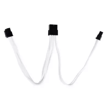 kabelis PCI-E 8pin(6+2) Silverstone SST-PP07-PCIW 0.25m