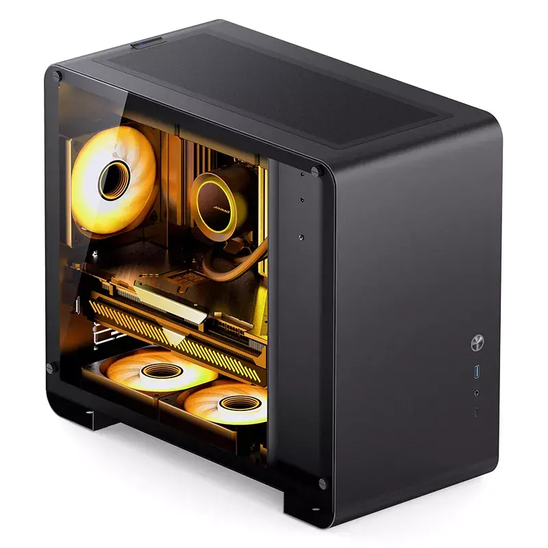 PC Case Jonsbo U4 Mini Mini Tower Melns