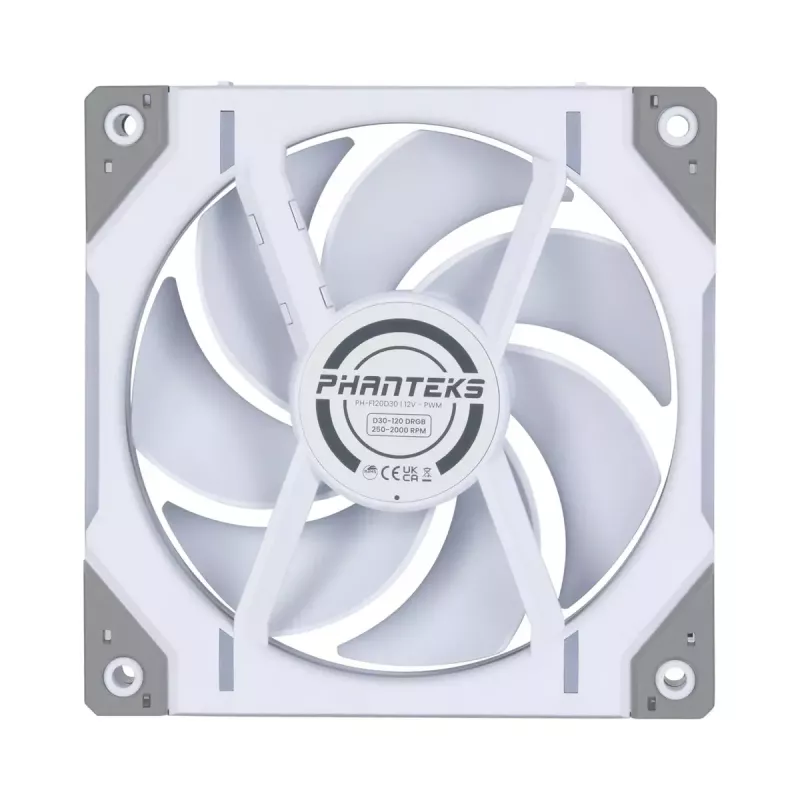 Ventilators Phanteks PH-F120D30 12 cm 250-2000 RPM 30.2 dB