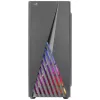 Aerocool DELTABKV1 ATX PC korpuss RGB priekšpuse pilns sānu logs 12cm ventilators melns