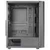 Aerocool DELTABKV1 ATX PC korpuss RGB priekšpuse pilns sānu logs 12cm ventilators melns