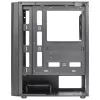 Aerocool DELTABKV1 ATX PC korpuss RGB priekšpuse pilns sānu logs 12cm ventilators melns