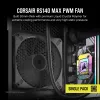CORSAIR ventilators - Rs sērija Rs140 Max 140 mm viena iepakojums