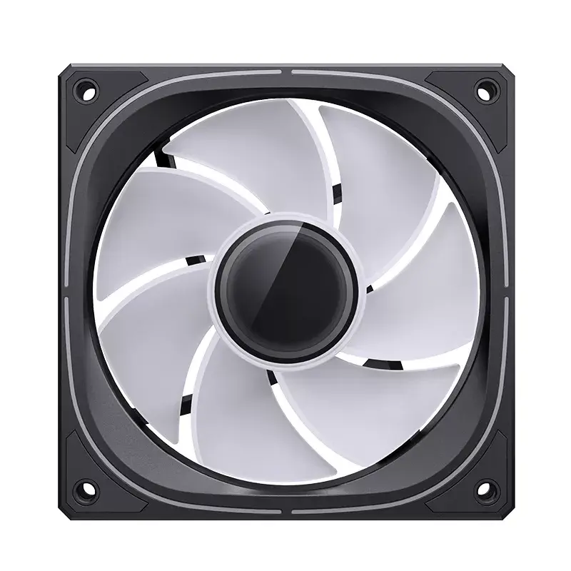 Jonsbo FR-505BR 12 cm ventilators, melns balts, 800–1800 RPM, 47,2 CFM