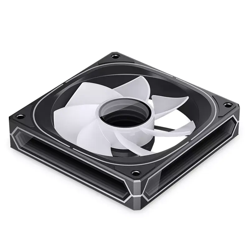 Jonsbo FR-505BR 12 cm ventilators, melns balts, 800–1800 RPM, 47,2 CFM