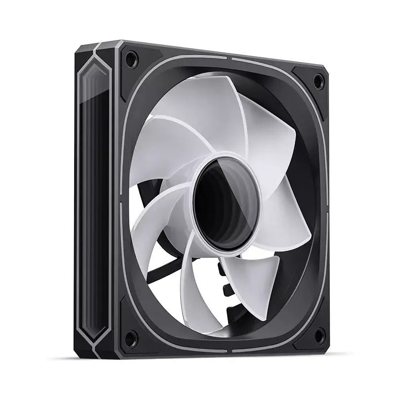 Jonsbo FR-505BR 12 cm ventilators, melns balts, 800–1800 RPM, 47,2 CFM