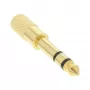InLine Audio Adapter 6.3mm vīriešu / 3.5mm sieviešu stereo ar zeltu pārklāts metāls