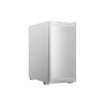 PC korpuss be quiet! PURE BASE 501 Airflow Midi Tower balta — ATX, 3×140mm priekšā, 1×140mm aizmugurē, 5×2,5 collas, 2×3,5 collas, USB‑C, PWM atbalsts