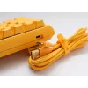 Ducky One 3 dzeltena Mini klaviatūra, spēļu, USB, mehāniska, RGB LED