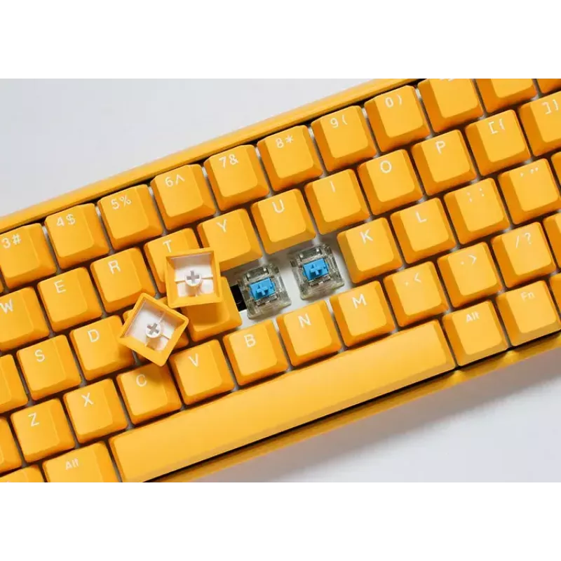 Ducky One 3 dzeltena Mini klaviatūra, spēļu, USB, mehāniska, RGB LED