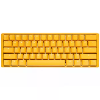 Ducky One 3 dzeltena Mini klaviatūra, spēļu, USB, mehāniska, RGB LED