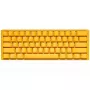 Ducky One 3 dzeltena Mini klaviatūra, spēļu, USB, mehāniska, RGB LED