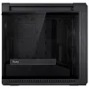 PC korpuss ASUS ProArt PA602 Midi Tower melns — ATX/EATX atbalsts, rūdīts stikls, 2x200 mm priekšējie ventilatori, 360 mm augšējais radiators, GPU līdz 450 mm