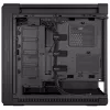 PC korpuss ASUS ProArt PA602 Midi Tower melns — ATX/EATX atbalsts, rūdīts stikls, 2x200 mm priekšējie ventilatori, 360 mm augšējais radiators, GPU līdz 450 mm