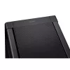 PC korpuss ASUS ProArt PA602 Midi Tower melns — ATX/EATX atbalsts, rūdīts stikls, 2x200 mm priekšējie ventilatori, 360 mm augšējais radiators, GPU līdz 450 mm