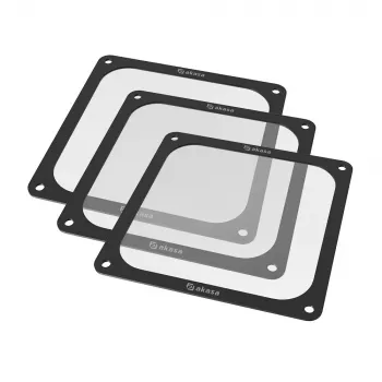Ventilatora filtrs Akasa GRM12-M01-BKT3 Neilons Plastmasa Melns 120x120x1,5 mm