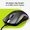Glorious Gaming Model O 2 Mini spēļu pele RGB melnā krāsā