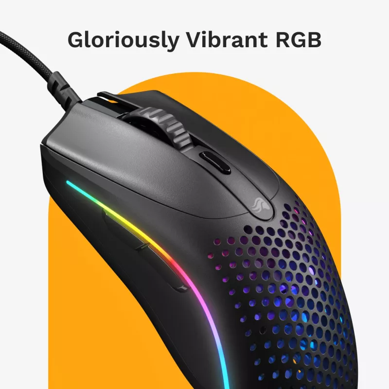 Glorious Gaming Model O 2 Mini spēļu pele RGB melnā krāsā
