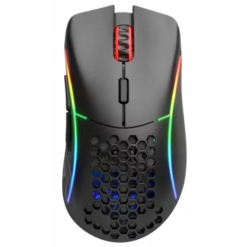 Glorious Gaming Glorious Model D Wireless - matēti melns, labās rokas, RF bezvadu, 19000 DPI, melns