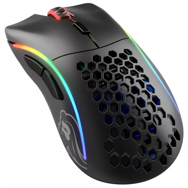 Glorious Gaming Glorious Model D Wireless - matēti melns, labās rokas, RF bezvadu, 19000 DPI, melns