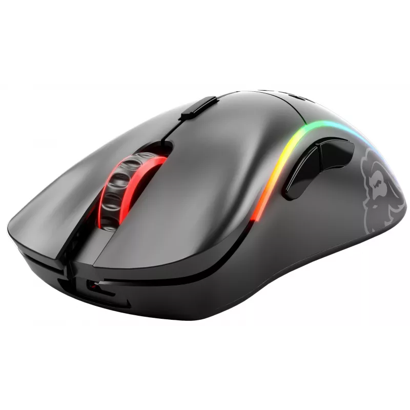 Glorious Gaming Glorious Model D Wireless - matēti melns, labās rokas, RF bezvadu, 19000 DPI, melns