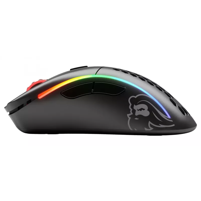 Glorious Gaming Glorious Model D Wireless - matēti melns, labās rokas, RF bezvadu, 19000 DPI, melns
