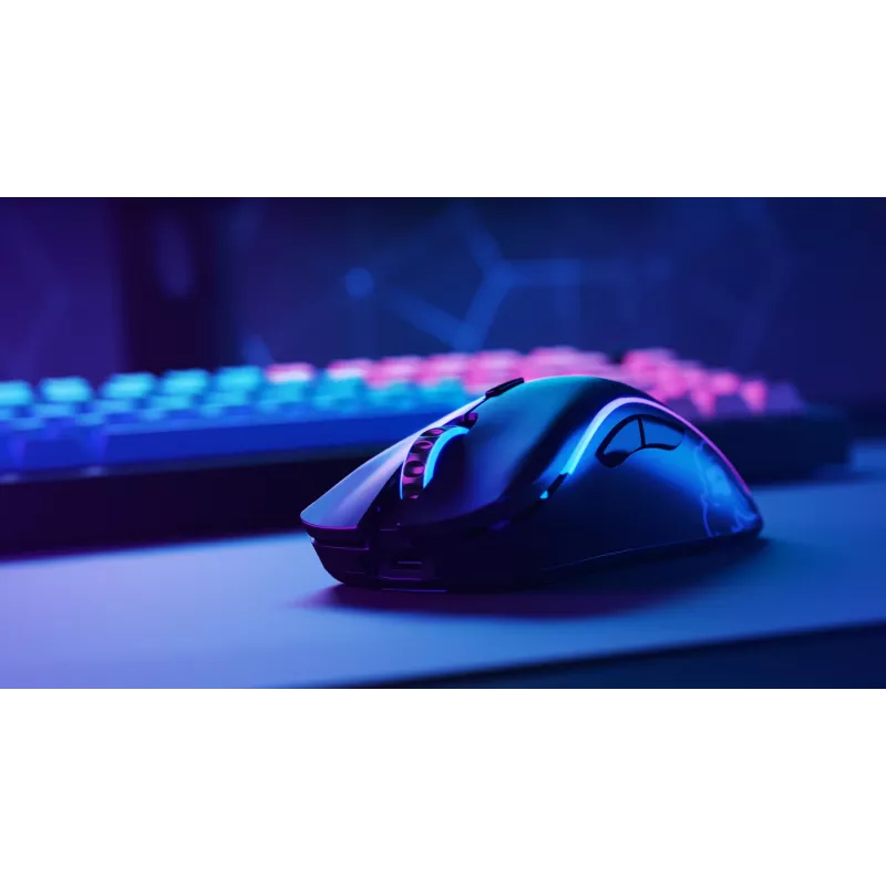 Glorious Gaming Glorious Model D Wireless - matēti melns, labās rokas, RF bezvadu, 19000 DPI, melns