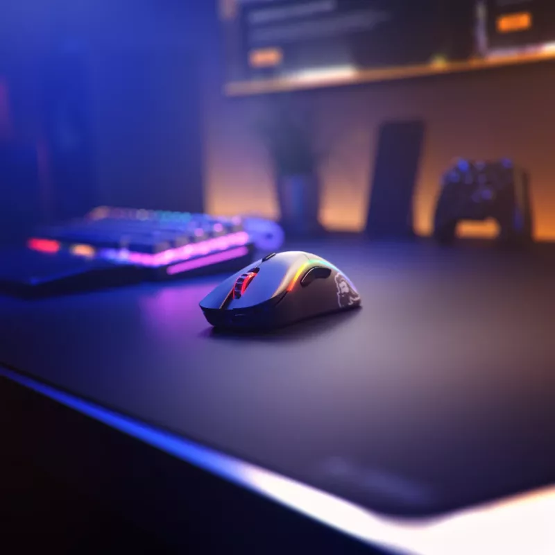 Glorious Gaming Glorious Model D Wireless - matēti melns, labās rokas, RF bezvadu, 19000 DPI, melns