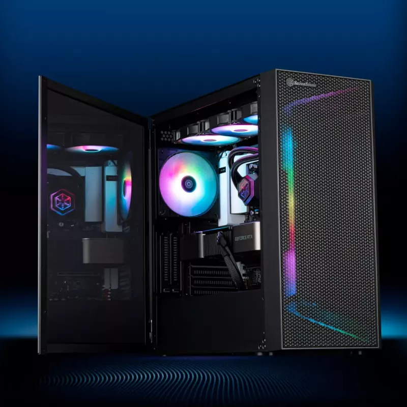 PC Case Silverstone SETA H1 Midi Tower Melns