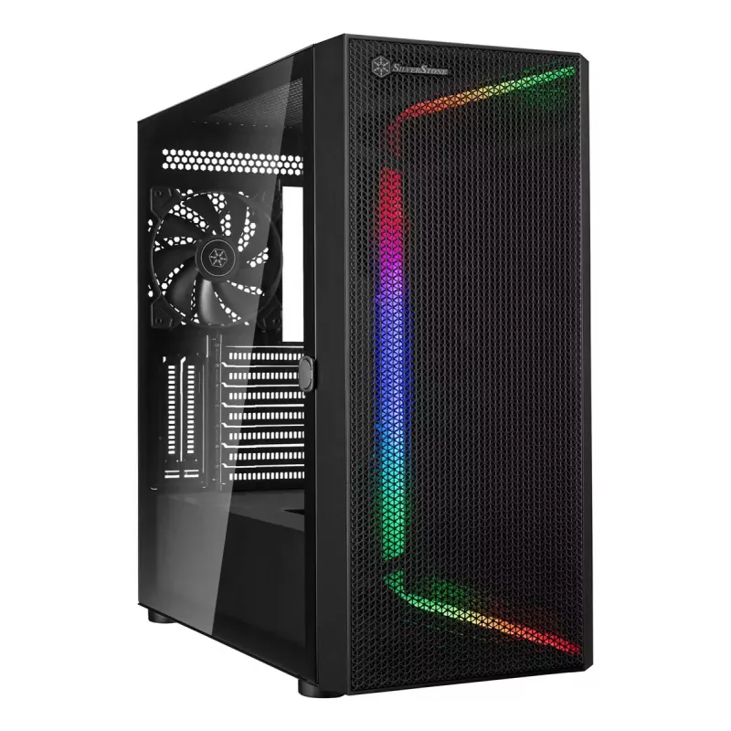 PC Case Silverstone SETA H1 Midi Tower Melns