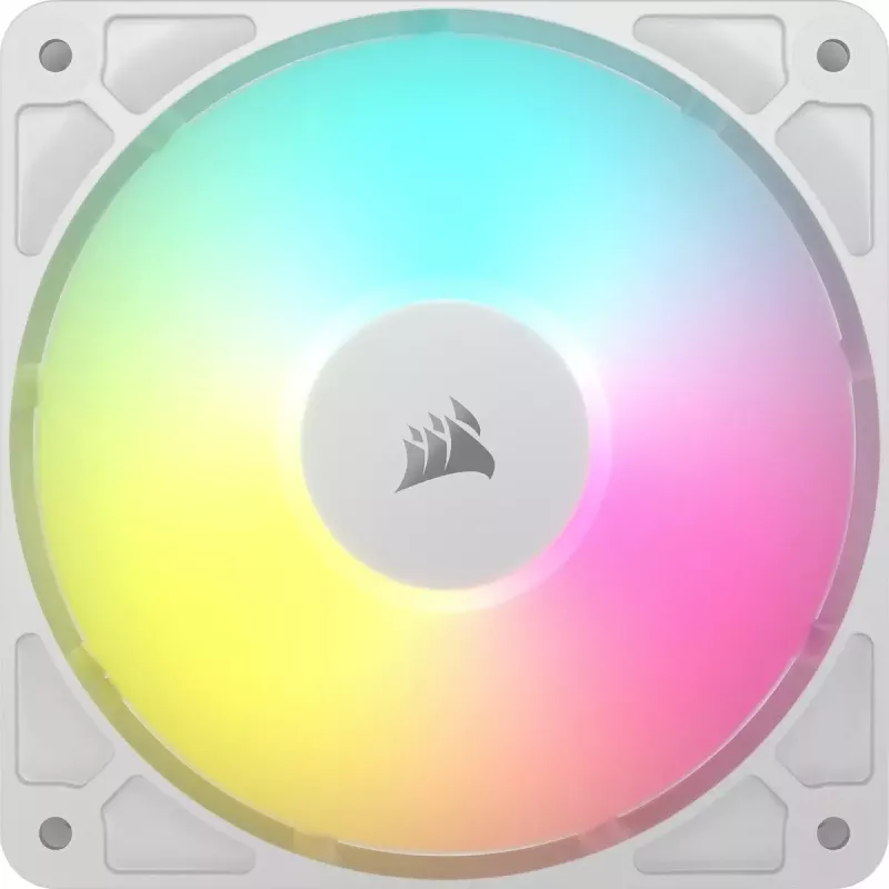 Ventilators Corsair RS120 ARGB 12 cm Balts 420-2100 RPM 3 gab.