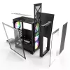 Montech AIR 1000 PREMIUM Midi Tower datora korpuss, melns
