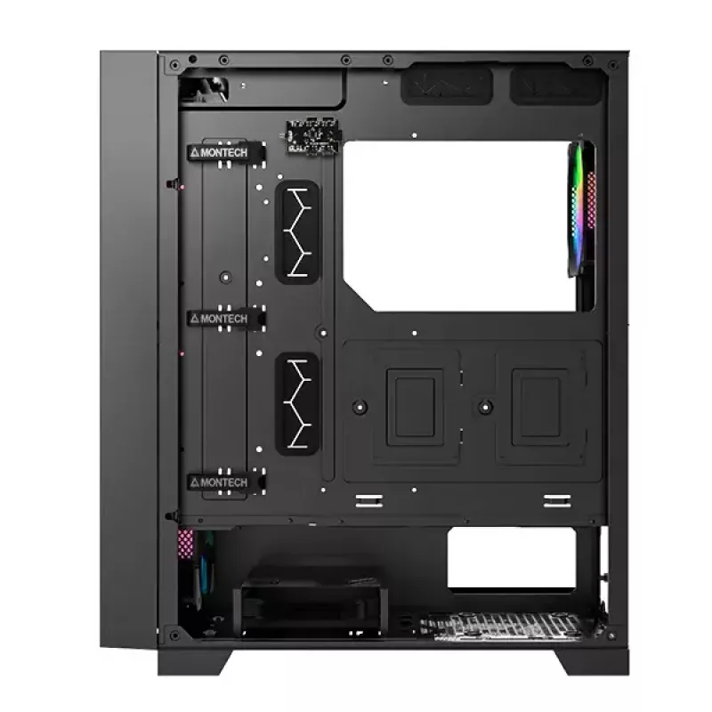 Montech AIR 1000 PREMIUM Midi Tower datora korpuss, melns