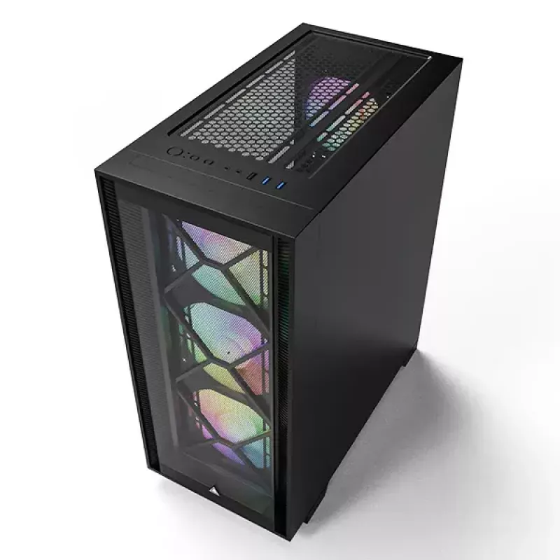 Montech AIR 1000 PREMIUM Midi Tower datora korpuss, melns
