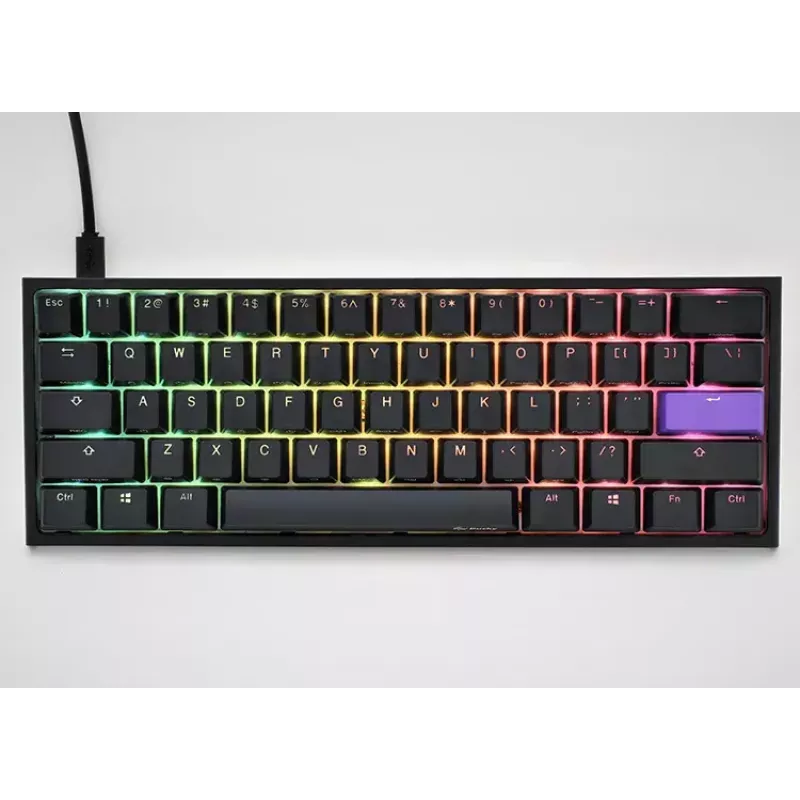 Ducky One 2 Pro Mini tastatūra Spēlēm USB QWERTY US angļu Melna